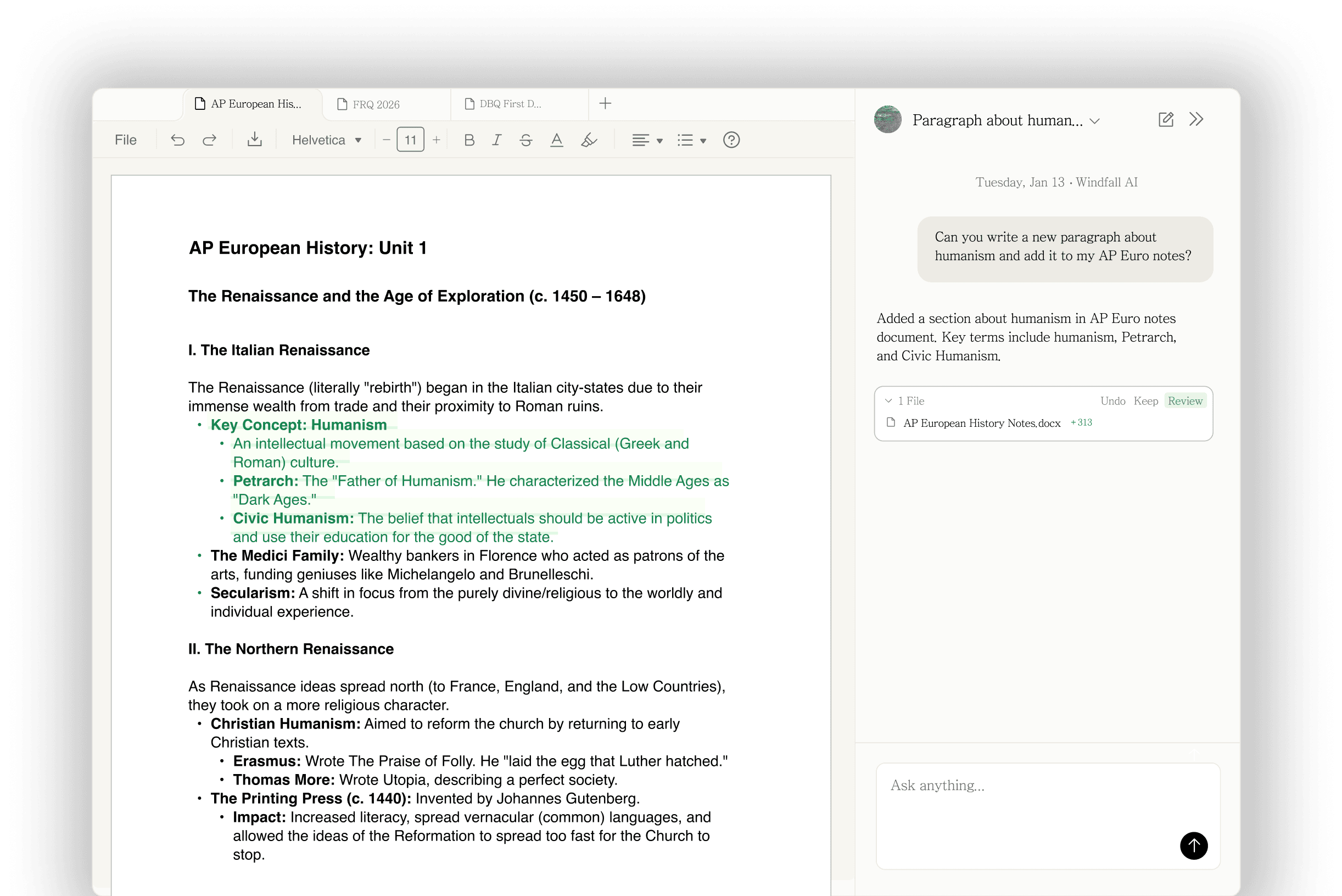 Van Gogh editor interface